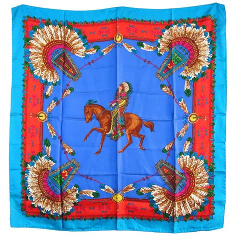 Hermes Indian Chief Scarf 